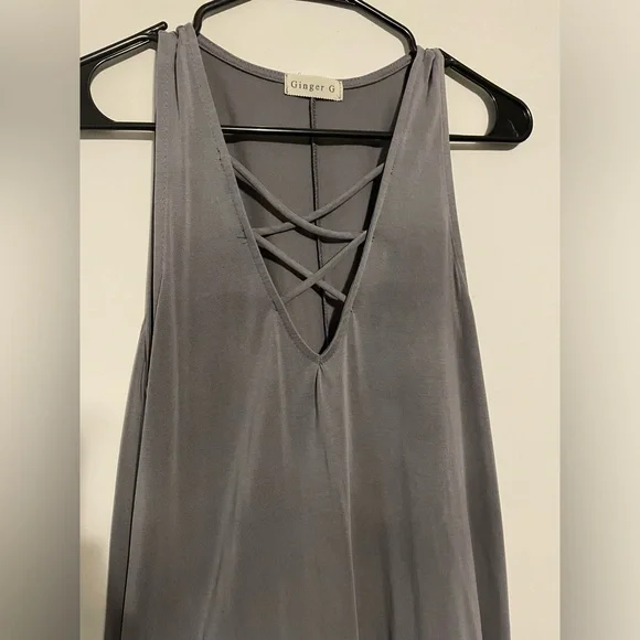 82 Ginger G Gray Large Cross Dress - Picture 3 of 4